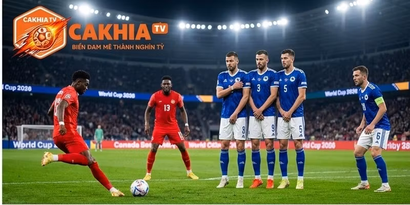 Bảng đánh giá sức mạnh tương quan Canada vs Bosnia &