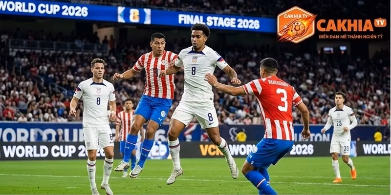 Tương quan lực lượng USA Vs Paraguay