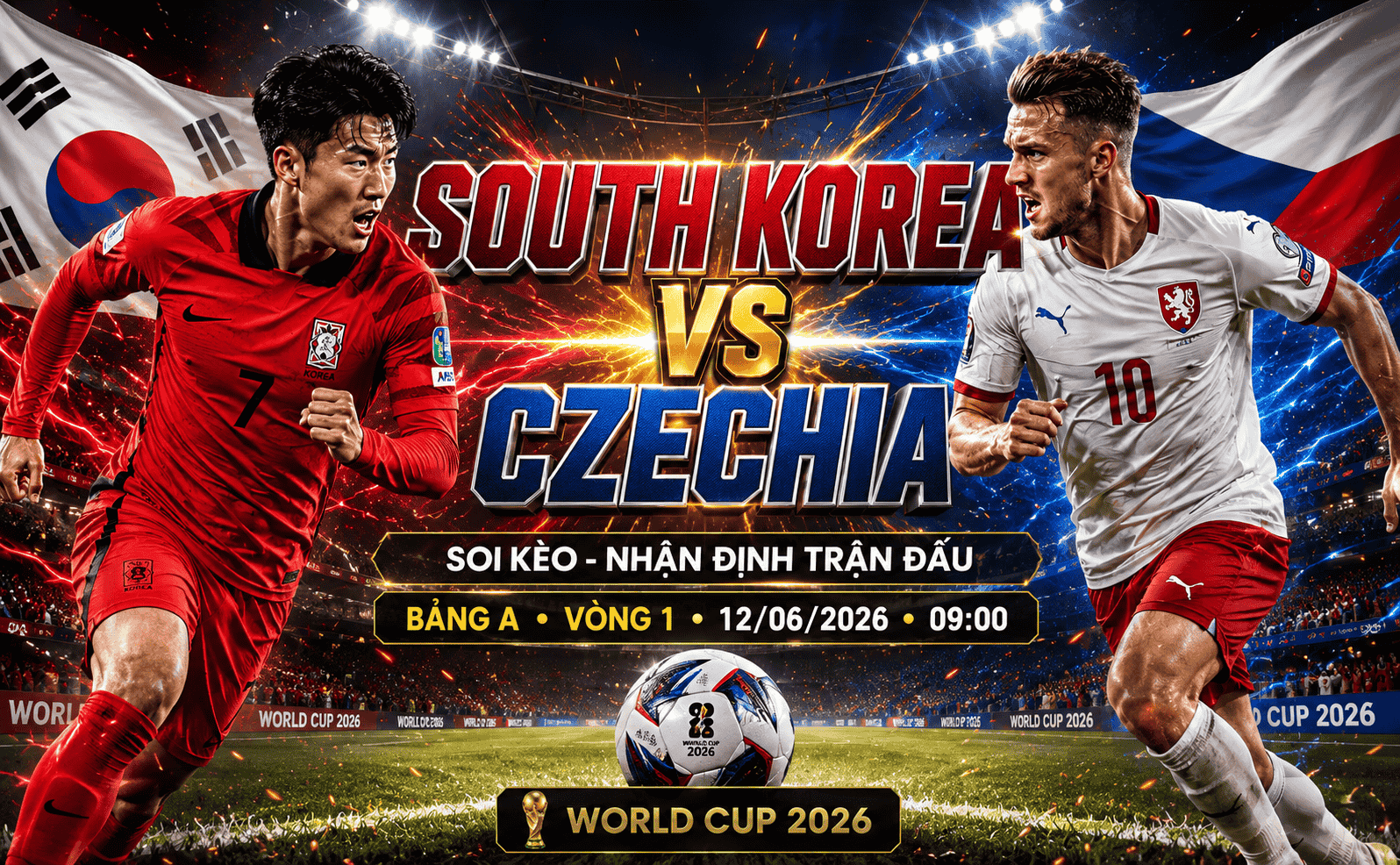 Soi Kèo, Nhận Định South Korea vs Czechia: Cặp Đấu Cân Bằng Tại World Cup 2026